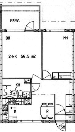 Vuokra-asunto Nokia Lähdekorpi Kaksio