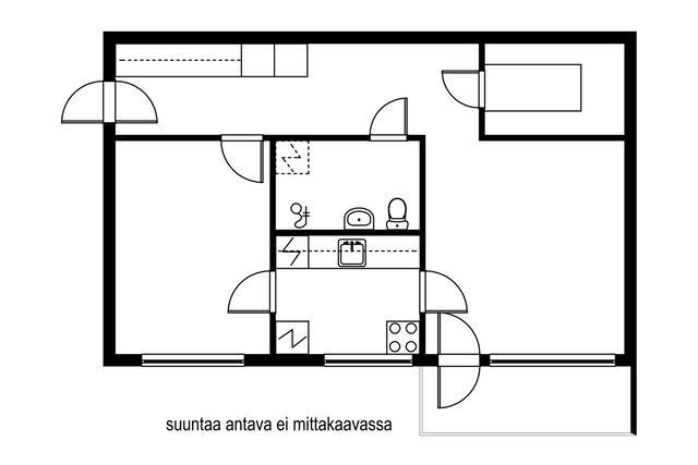 Vuokra-asunto Vantaa Martinlaakso Kaksio