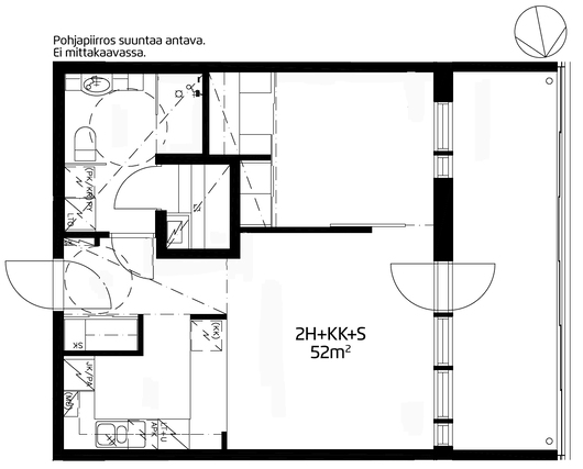 Vuokra-asunto Jyväskylä Keskusta Kaksio Julkisivukuva