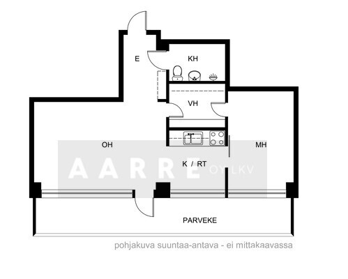 Rental Kotka Kotkansaari 2 rooms