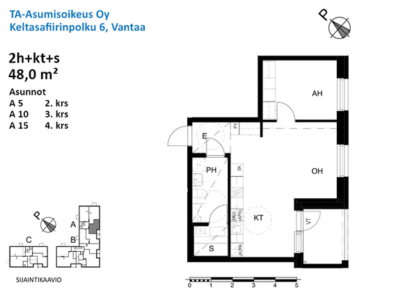 Asumisoikeusasunto Vantaa Kivistö Kaksio