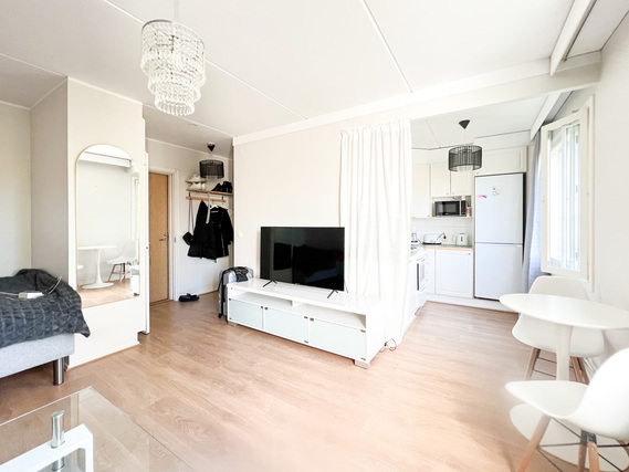 Rental Tuusula Riihikallio 1 room Valoisa hyväpohjainen yksiö pihanäkymin, viihtyisällä sijainnilla Riihikalliossa!