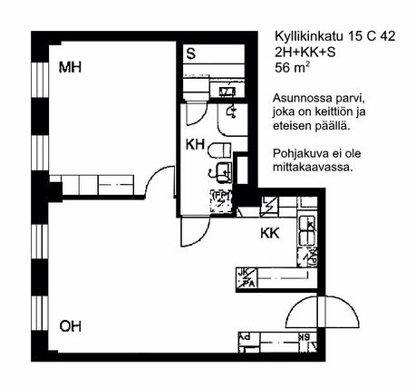 Rental Tampere Tammela 2 rooms