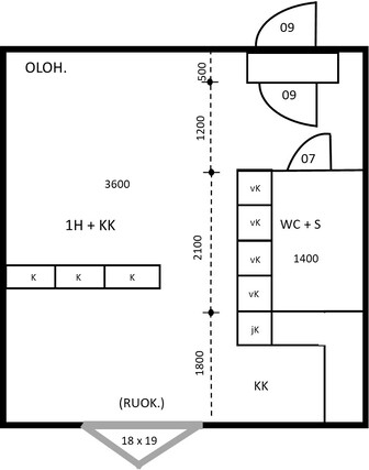 Rental Kouvola Jaala kirkonkylä 1 room