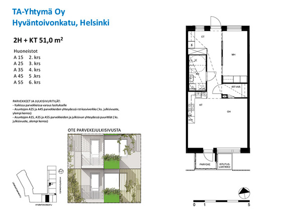 Vuokra-asunto Helsinki Länsisatama Kaksio