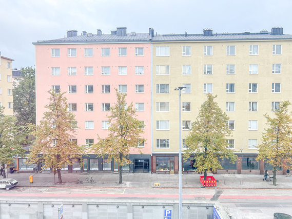 Rental Helsinki Hakaniemi 1 room Viidennen kerroksen viihtyisä yksiö Hakaniementorin tuntumassa!