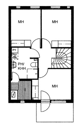 Asumisoikeusasunto Espoo Muurala 4 huonetta