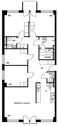 Right of occupancy apartment Kuopio Keskusta 5 +