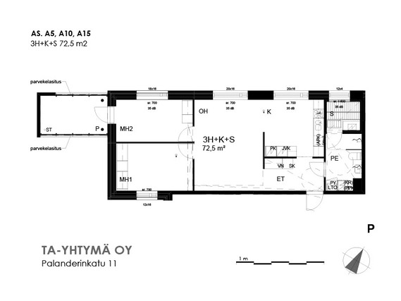 Rental Jyväskylä Kangasvuori 3 rooms