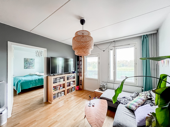 Rental Espoo Leppävaara 2 rooms Upea ja kodikas saunallinen kaksio avarin näkymin!