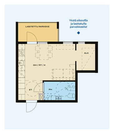 Rental Kalajoki Pohjankylä 1 room