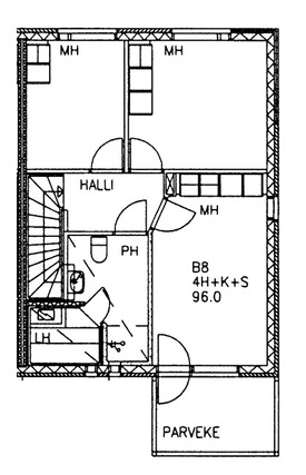 Asumisoikeusasunto Kirkkonummi Laajakallio 4 huonetta