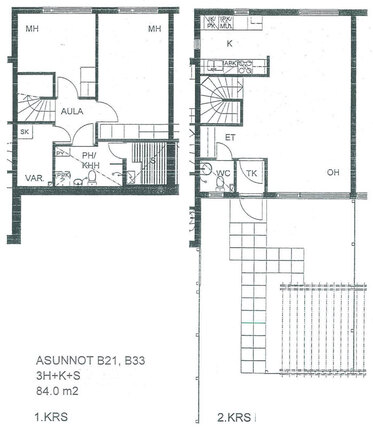 Right of occupancy apartment Vantaa Hakunila 3 rooms