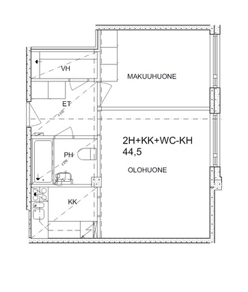 Rental Rovaniemi Keskusta 2 rooms