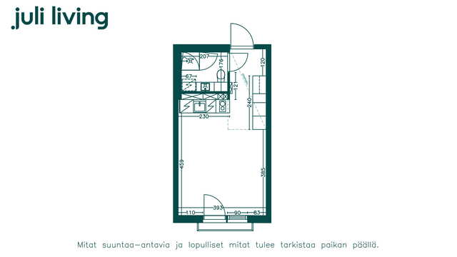 Vuokra-asunto Helsinki Malmi Yksiö