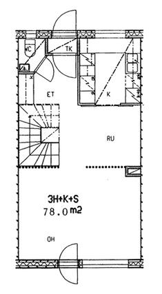 Asumisoikeusasunto Riihimäki Otsola 3 huonetta