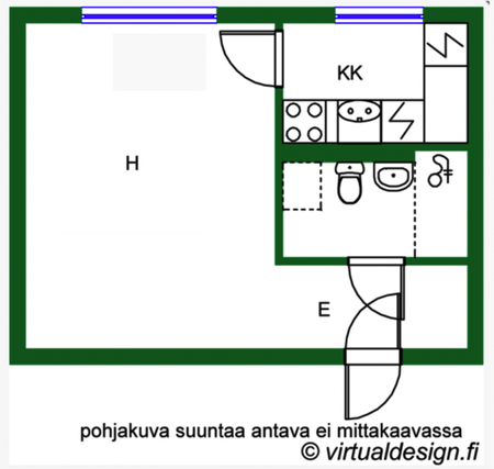 Vuokra-asunto Espoo Matinkylä Yksiö