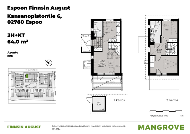 Rental Espoo Espoonkartano 3 rooms