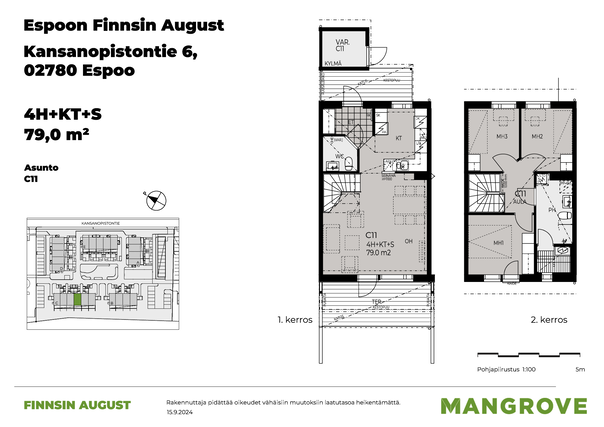 Rental Espoo Espoonkartano 4 rooms