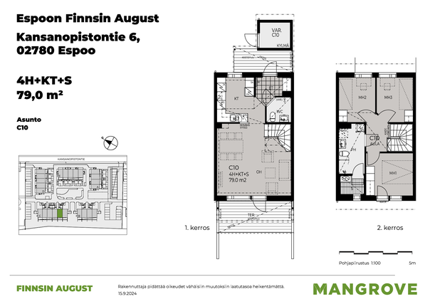 Vuokra-asunto Espoo Espoonkartano 4 huonetta