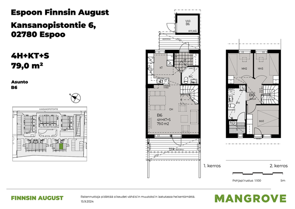 Vuokra-asunto Espoo Espoonkartano 4 huonetta