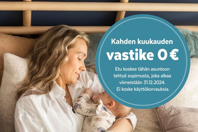 Asumisoikeusasunto Kotka Karhula Kaksio