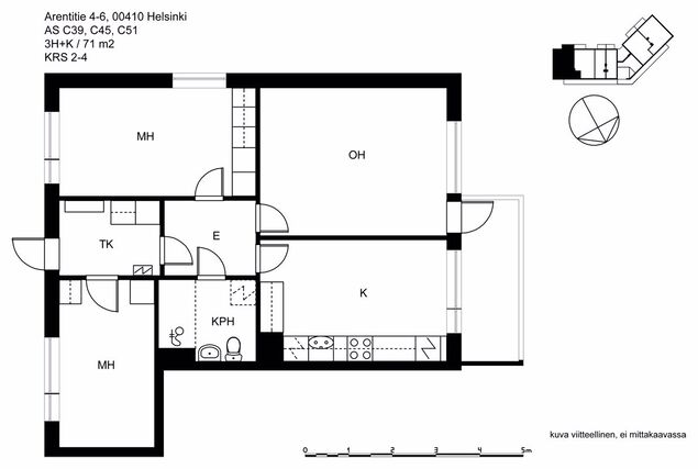 Rental Helsinki Malminkartano 3 rooms