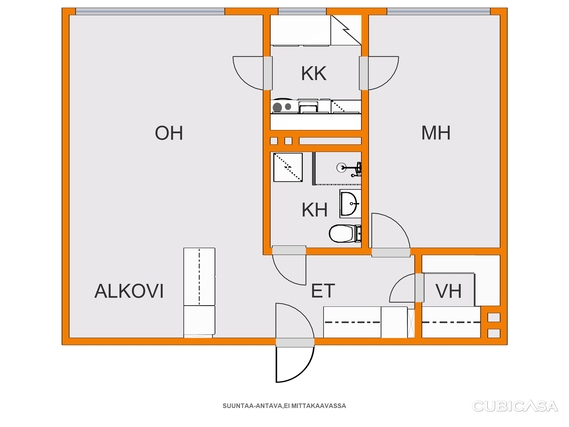 Rental Lohja Anttila 2 rooms Kampanja