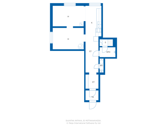 Rental Tampere Pispala 2 rooms