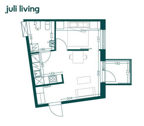 Rental Espoo Niittykumpu 2 rooms