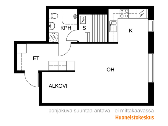 Vuokra-asunto Helsinki Alppiharju Yksiö