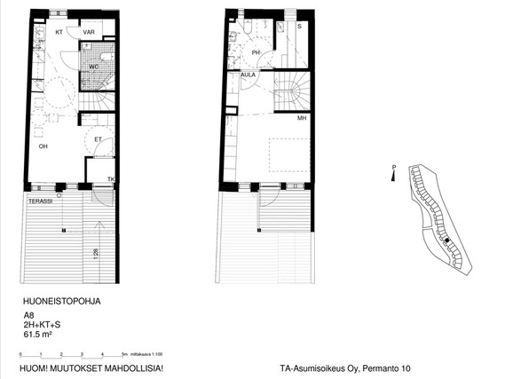 Right of occupancy apartment Helsinki Vuosaari 2 rooms