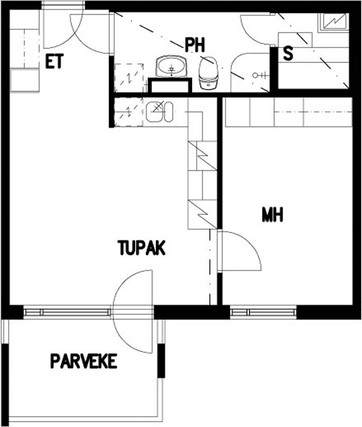 Asumisoikeusasunto Espoo Espoon keskus Kaksio