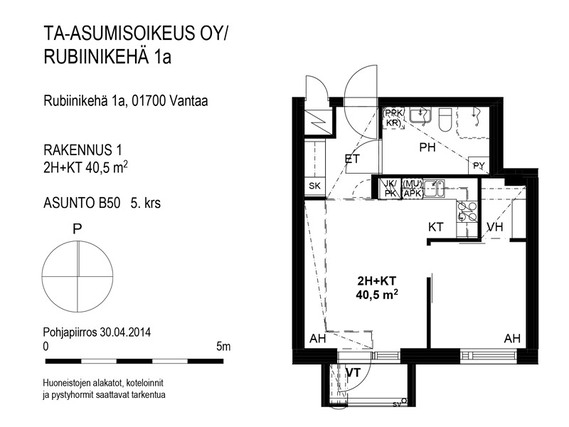 Asumisoikeusasunto Vantaa Kivistö Kaksio