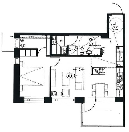 Rental Turku Raunistula 2 rooms Turku Markkinointikuvat