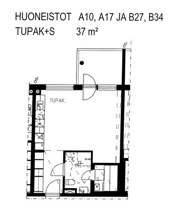 Asumisoikeusasunto Espoo Vanhakartano Yksiö