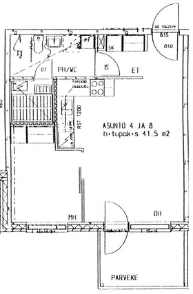 Asumisoikeusasunto Hämeenlinna Hätilä Kaksio