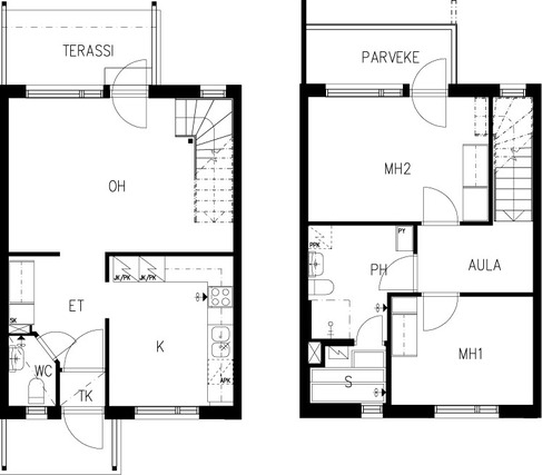 Right of occupancy apartment Nurmijärvi Klaukkala 3 rooms