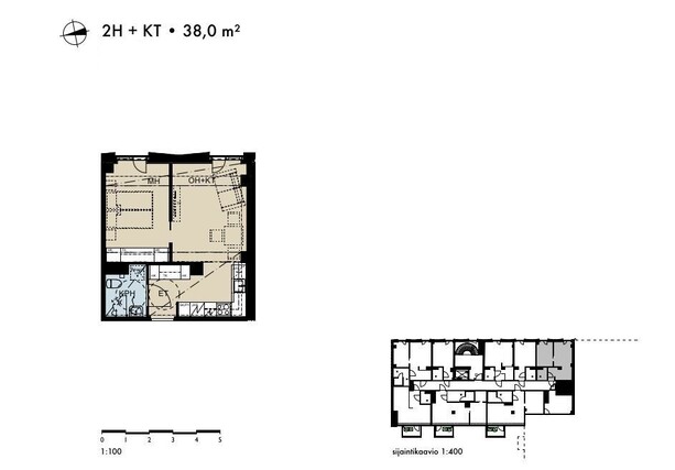 Rental Lahti Keskusta 2 rooms Julkisivukuva