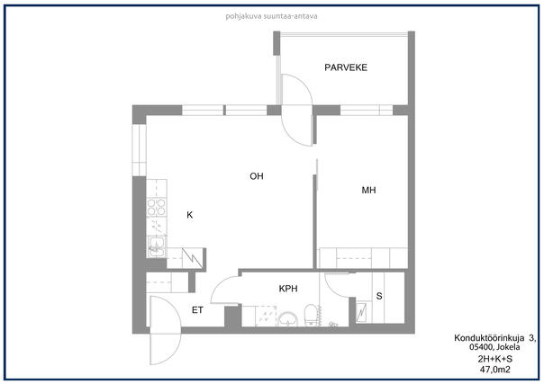 Rental Tuusula Jokela 2 rooms -