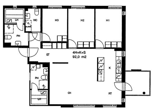 Asumisoikeusasunto Tampere Härmälä 4 huonetta