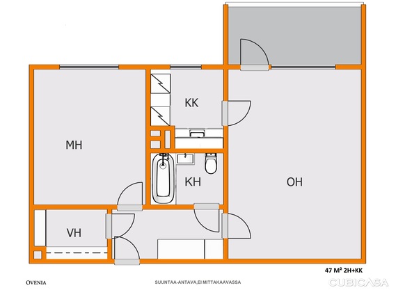 Rental Kirkkonummi Kantvik 2 rooms Kampanjakuva