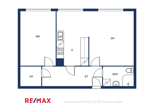 Vuokra-asunto Heinola Jyränkö Kaksio Yleiskuva