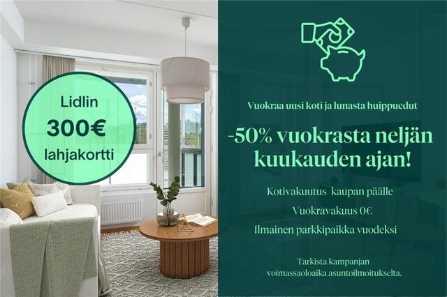 Vuokra-asunto Vantaa Kaivoksela Yksiö -