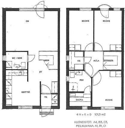 Right of occupancy apartment Tampere Lukonmäki 4 rooms