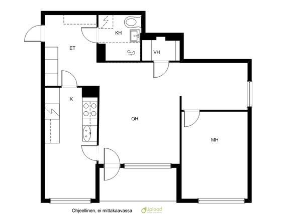 Rental Kouvola Myllykoski 2 rooms