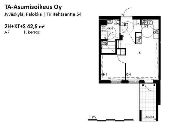 Asumisoikeusasunto Jyväskylä Mannila Kaksio