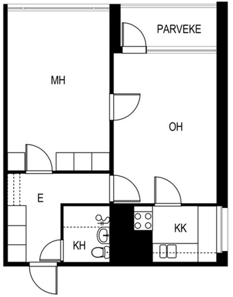 Rental Seinäjoki Uppa 2 rooms