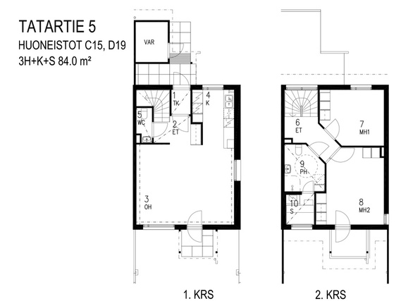 Asumisoikeusasunto Espoo Karakallio 3 huonetta