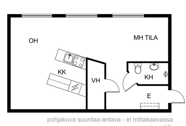 Vuokra-asunto Tampere Keskusta Yksiö